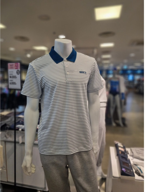 휠라언더웨어 남성 기능성 매쉬 원마일 카라 반팔티셔츠 MTH2602M