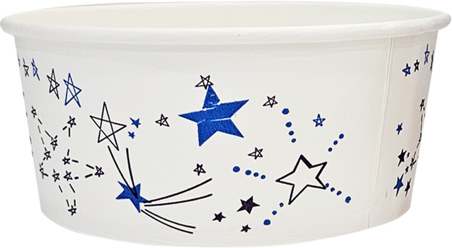 종이그릇 컵밥 일회용 종이용기 520ml (50개), 종이용기 520cc무지 50개/ 밥 국 팥빙수 컵밥 종, 1개, 50개입