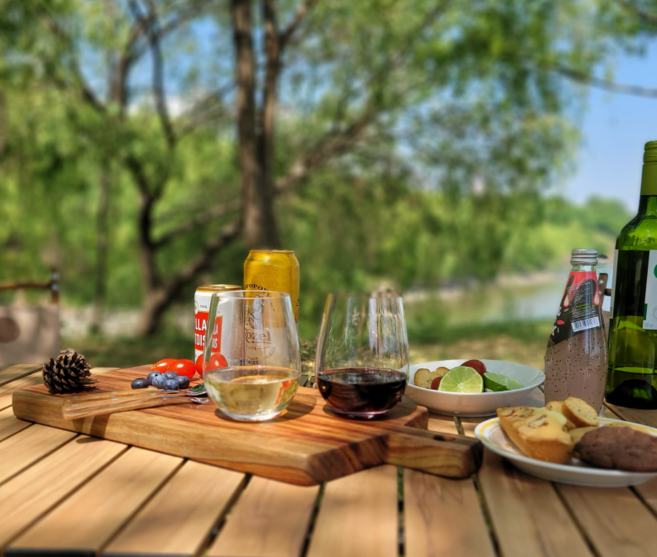 Cooktist 프리미엄 트라이탄 캠핑용 와인잔, 2개