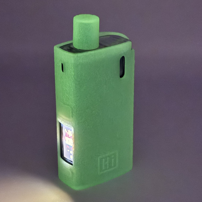 헤스티유 전자담배 실리콘 케이스 아스몬 하이 asmon hi 호환용, 1개, 야광