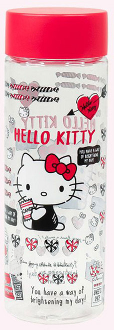 헬로키티 입체 페이스 클리어 보틀 500ml, 1개