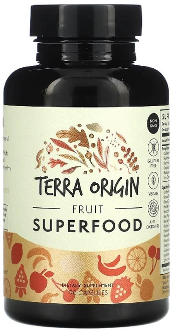 테라오리진 과일 슈퍼 푸드 90 캡슐, Terra Origin (테라 오리진) Origin,, 1개, 90정 - 쿠팡