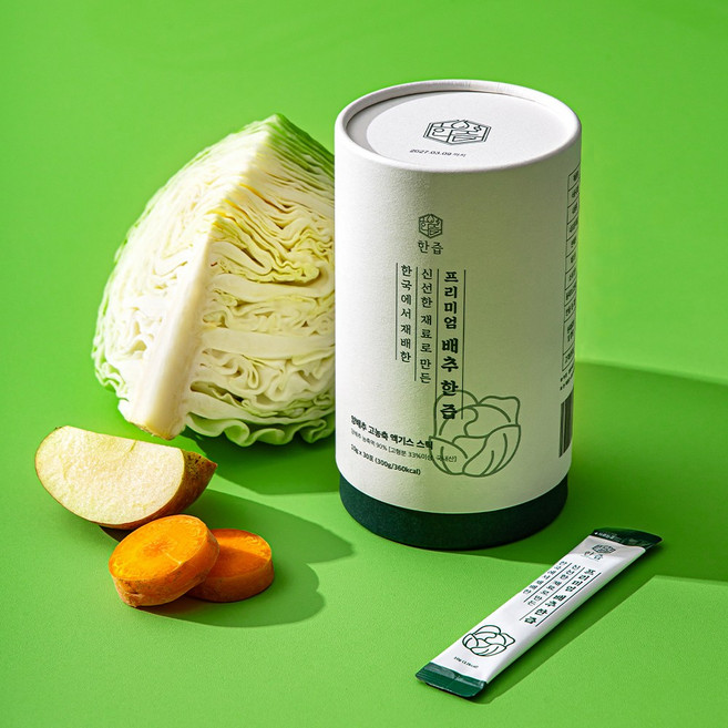 한즙 프리미엄 양배추즙 액기스 스틱, 1박스, 300g
