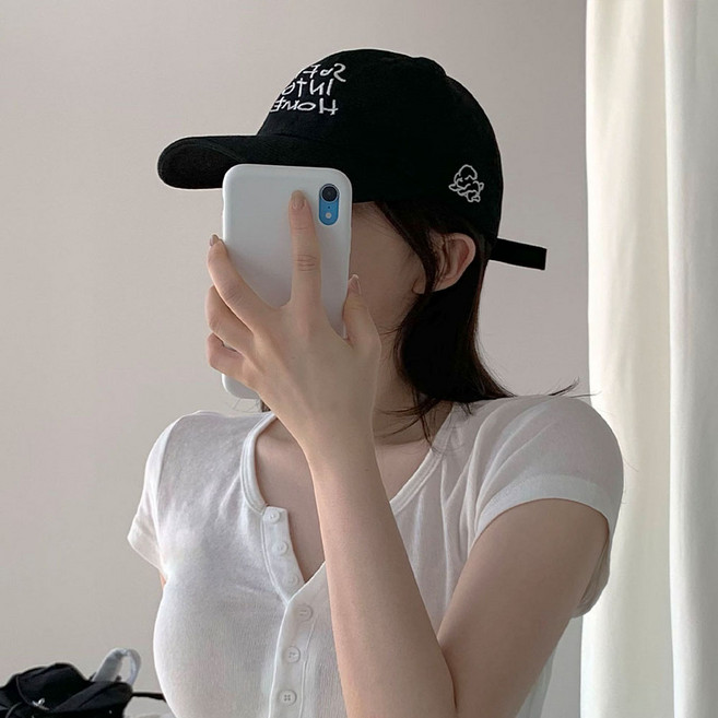 리보마 얼굴 작아보이는 소프트 볼캡 소두핏 야구모자 남여공용
