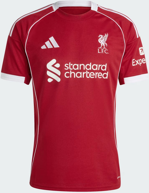 아디다스 [매장정품] 리버풀 FC 25/26 홈 저지 유니폼 레플리카 LFC H JSY JV6423 기능성 티셔츠 축구 레프리카