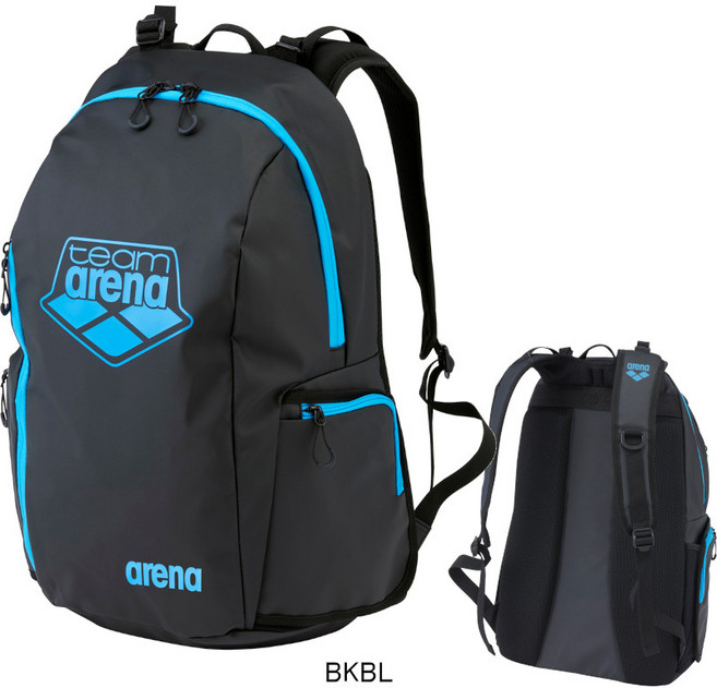 아레나 수영가방 백팩 수영 장비 용품 가방 드라이백 스웜파우치 30L AS5SBP30U arena-149974, BKBL (블랙 x 블루)