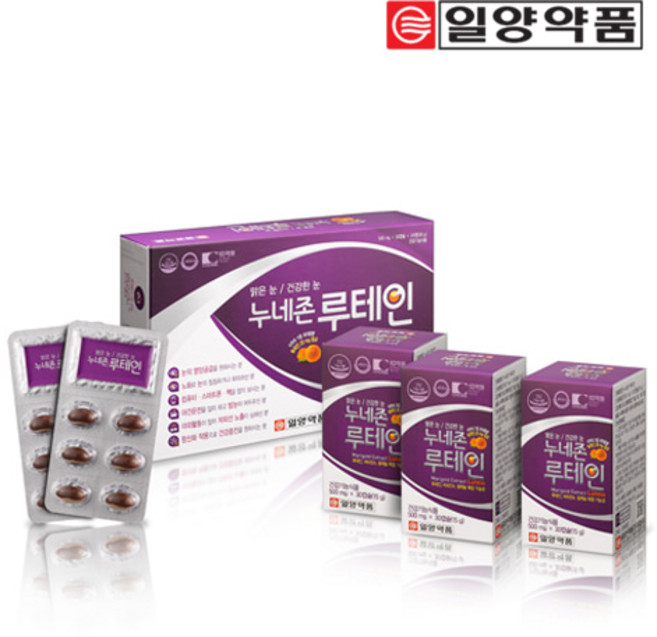 루테인 비타민a 헤마토코쿠스 메리골드 빌베리추출 셀레늄 500mg 30캡슐 3box 90일분 온가족 눈건강, 30정, 3개