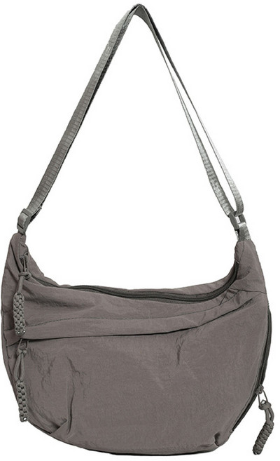 日系輕量牛角包, 灰色