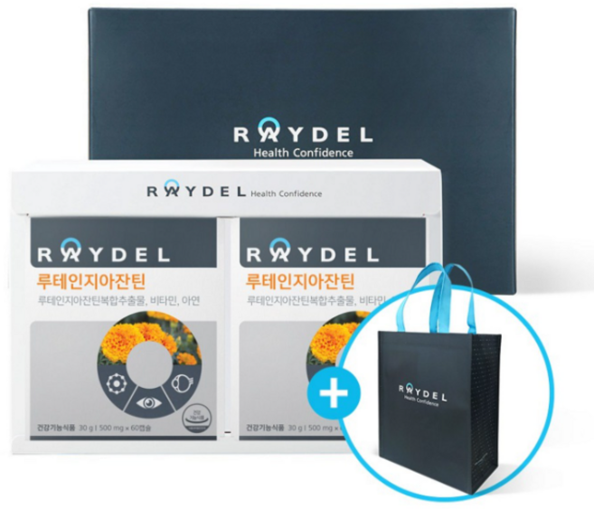 레이델 루테인지아잔틴 60캡슐 2박스 선물세트, 2개, 60정