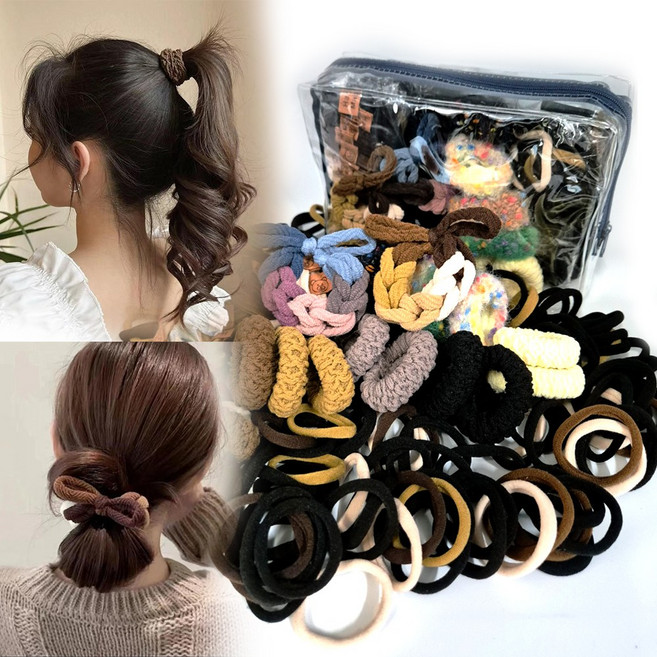 RAROUND 머리끈 226개 평생쓰는 대용량 세트