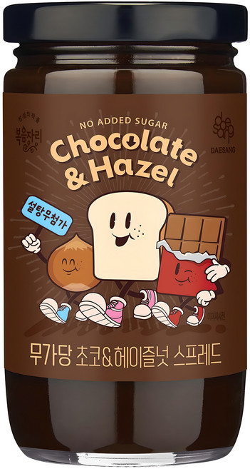 복음자리 무가당 초코&헤이즐넛 스프레드, 220g, 1개