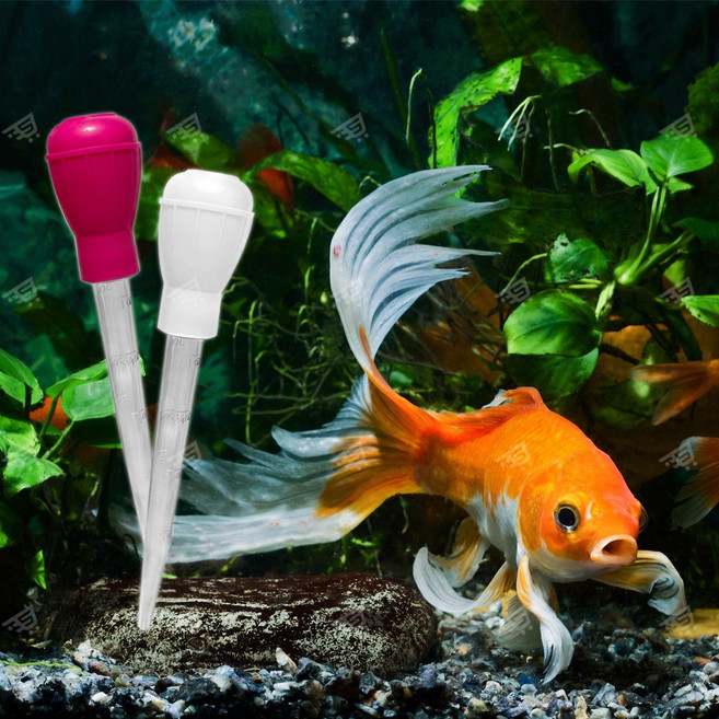 어항 배설물 청소 집똥 제거 치어분리 스포이드 30ml, 핑크, 1개