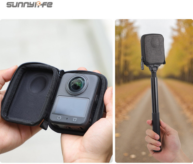 써니라이프 Dji 오즈모 360 미니 케이스 익스텐션 액션캠 휴대용 보호 가방 악세사리