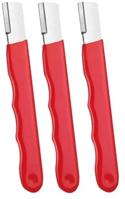1/3개 전문가용 텅스텐 다이아몬드 세라믹 칼 가위 연마기 모든 칼날용 주방 정원 도구, 01 One-size-fits-all, 02 3pcs Red