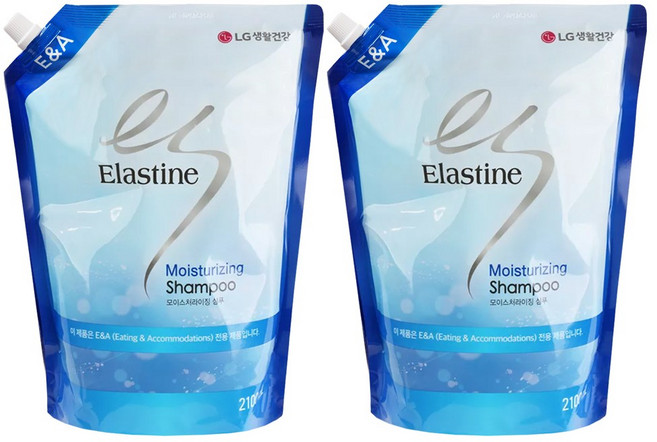 엘라스틴 모이스춰 라이징 샴푸, 2.1L, 2개