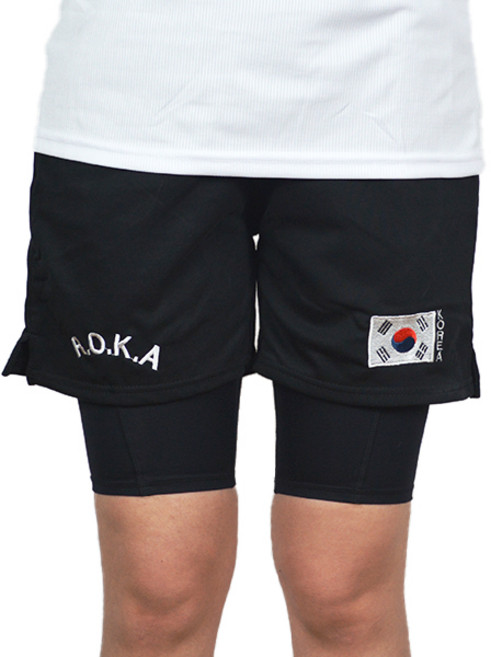 로카반바지 최고급자수 자수 ROKA 태극기 여름 군인 군용 군대