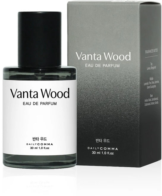 데일리콤마 오 드 퍼퓸 - 반타우드 남성향수, 1개, 30ml - 쿠팡