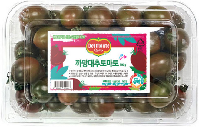 델몬트 당일수확 미니쿠마토(까망대추) 500g, 2개