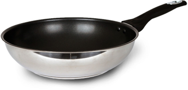 쿡앤쿡 3중바닥 스텐레스 IH 인덕션 코팅 궁중팬, 1개