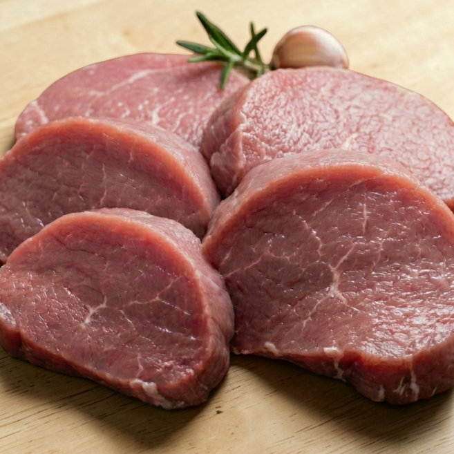 수림 국내산 1등급 한돈 돼지고기 안심 구이용 냉장 다이어트 헬스 식단용, 10개, 200g