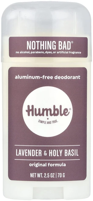 Humble Brands 알루미늄 무함유 데오드란트 라벤더 및 홀리 바질 70g(2.5oz), HumbleBrands알루미늄무함유데오드란트라벤더및홀리, 70g, 1개 - 쿠팡