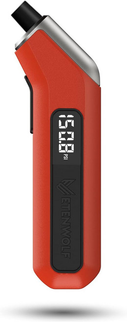 ETENWOLF T300 디지털 타이어 압력 게이지 3-200 PSI 산업용 ANSI B40.7 등급 2A플러스 마이너스 0.5%로 보정 교체 가능한 AAA 배터리 다크 시안, Vivid Orange
