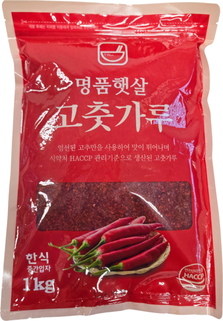 명품햇살 고춧가루 중간굵기 한식용 1kg, 1개