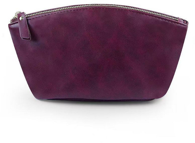 대용량 파우치 가죽 수납백