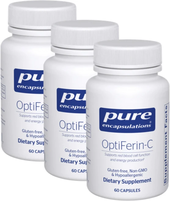 퓨어인캡슐레이션 철분 옵티페린-C OptiFerin-C, 3개, 60정 - 쿠팡