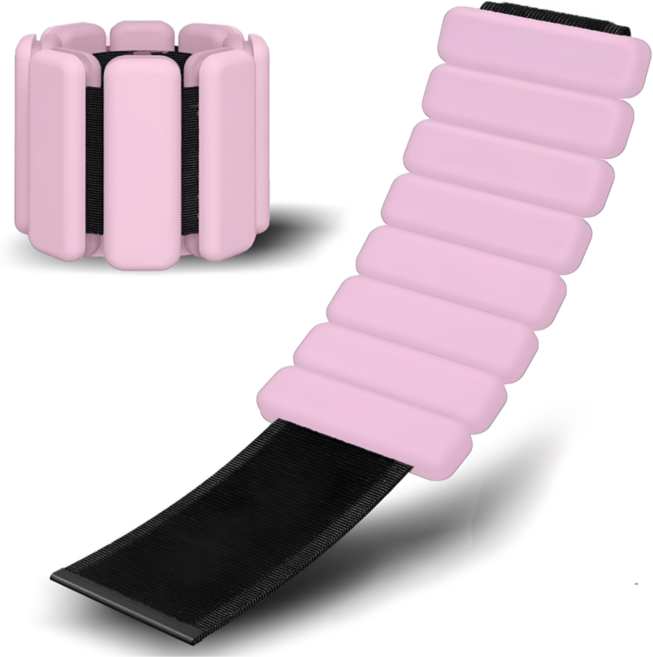 심플리앙 파워업 실리콘 중량밴드, 1.8kg, 핑크