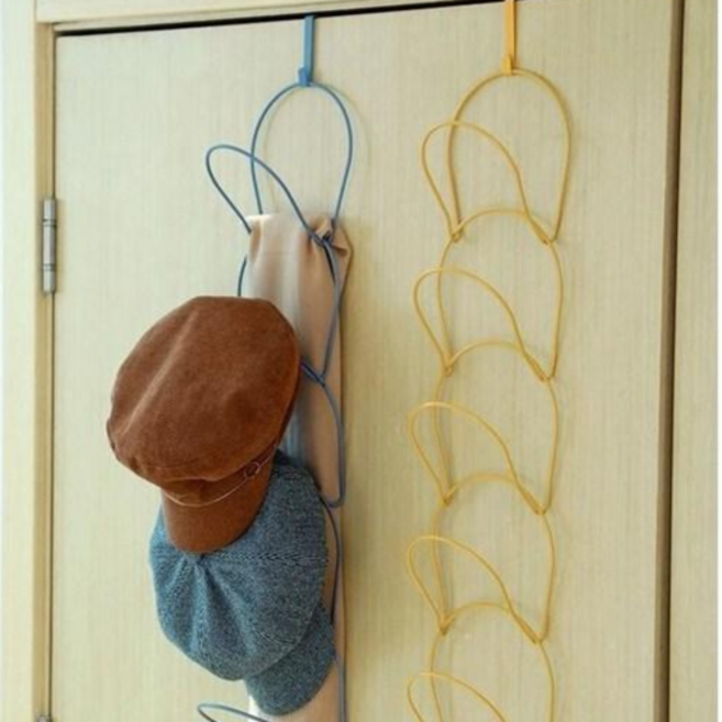 마벨인홈 생활편리 간편 모자걸이 가방 행거 후크, 블랙, 1세트