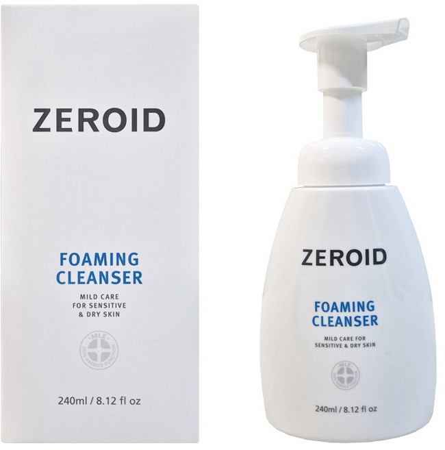 제로이드 건성 민감성 클렌징폼 포밍 클렌저, 1개, 240ml