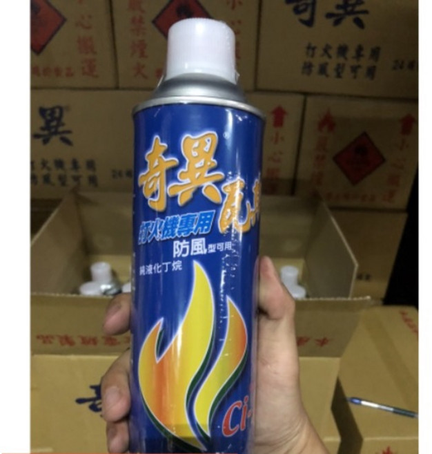 嚴選SHOP 奇異瓦斯 打火機專用瓦斯 防風型可用 300g 打火機瓦斯 補充瓦斯罐 防風型打火機 台灣製, 1個, 奇異瓦斯*1罐
