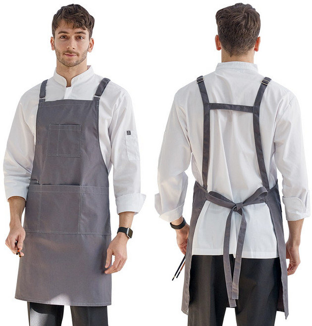 스피드가운 H형 생활방수 3포켓 옥스포드 앞치마 (3color), 그레이, 1개