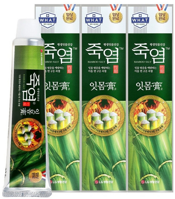 죽염 잇몸고 치약, 140g, 3개