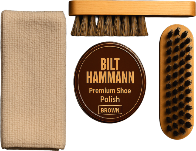 말표 구두닦이 가정용 세트, 브라운, 1세트