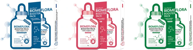 스킨플래닛 바이옴 플로라 3종 10매, 모이스처라이징 앤 브라이트닝, 1개, 10개입 - 쿠팡