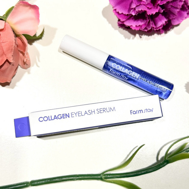 韓國市集“Farm stay 小藍管 超睫濃纖膠原蛋白睫毛精華液 9g, 1個