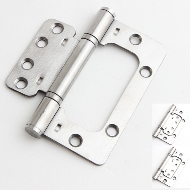 GDK 스텐 SUS 이지경첩 욕실 방문 부식방지 나사포함, 3개