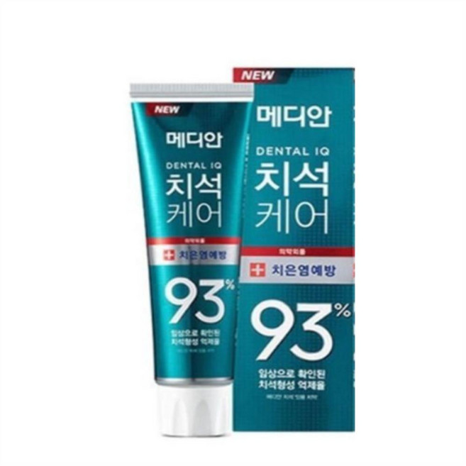 메디안 덴탈IQ 치석케어 93% 치은염 치약, 120g, 150개