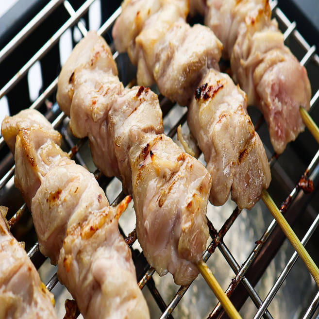 [명가꼬치] 닭꼬치 국내제조 냉동 순살 100%, 70개, 47g