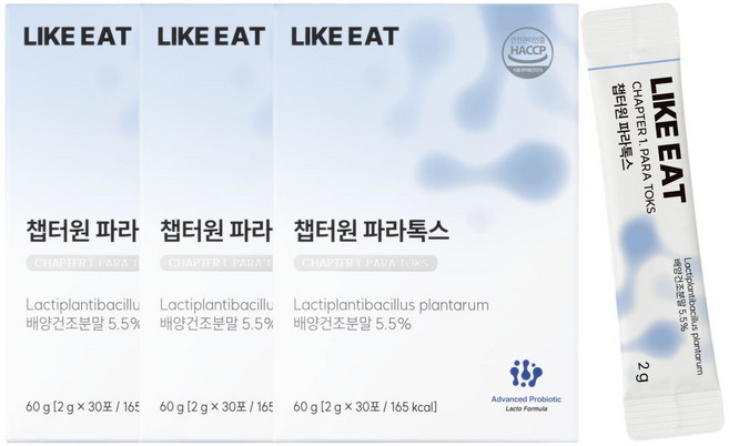 라이킷 챕터원 파라톡스 5세대 유산균 파라바이오틱스, 3개, 30회분