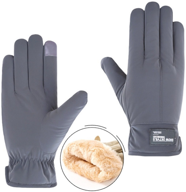 이숍 기모 털장갑 스마트폰 터치 겨울 장갑