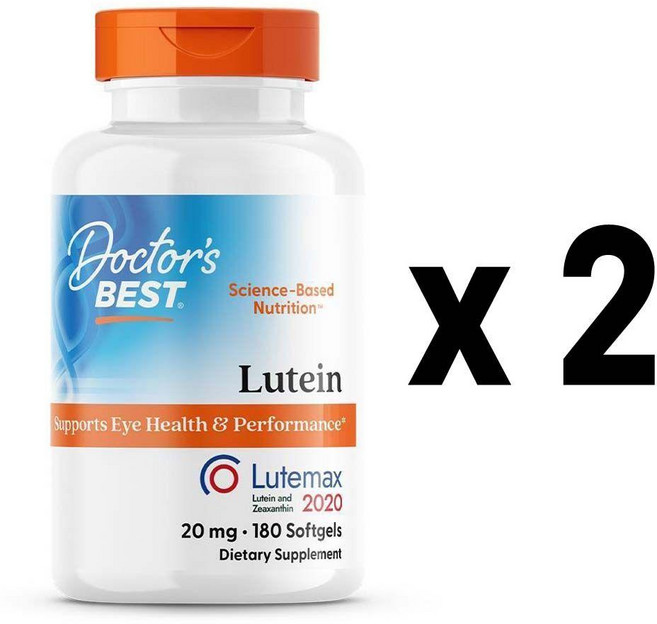 닥터베스트 루테인 루트맥스 20mg 180정 2개