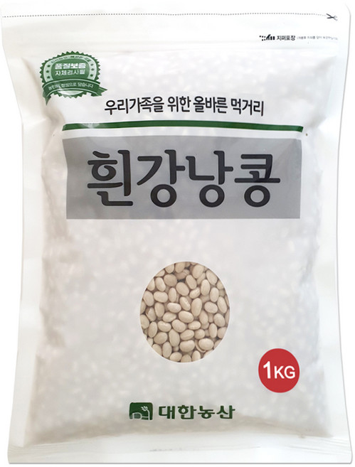대한농산 흰강낭콩 1kg, 1개