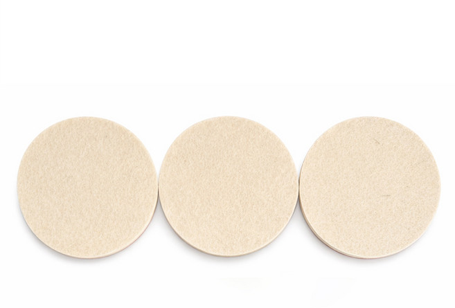 차량 유막 제거 광택 폴리셔패드 4인치 압축 양모패드, 3개