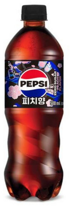 펩시 제로슈거 피치향, 12개, 500ml