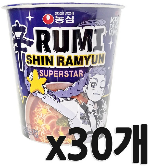신라면 슈퍼스타컵 65g, 30개