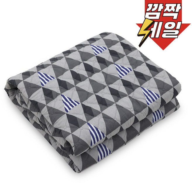 한일의료기 탄소열선 고급 전기요 보관가방 포함, 혼합(세모)_대(135x180cm)