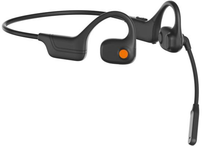 소리증폭기 음성 증폭기 난청보청기 마이크 포함 개방형 공기 전도 무선 이어폰 헤드셋 소음 감소 넥밴드 블루투스 5.3 이어 헤드폰 방수 IPX5 DG09, [02] 1pcs black, 1개